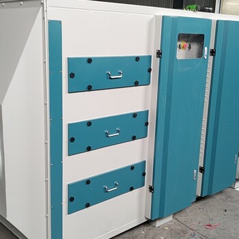 纺织厂废气处理环保设备光氧活性炭环保箱一体机