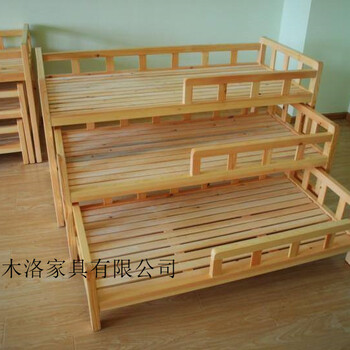 定做南充-广安幼儿园公寓家具（单人床单层床幼儿床）