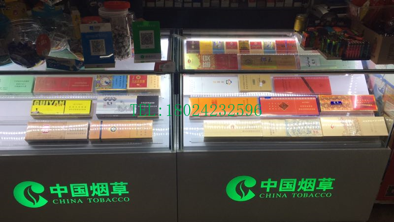 山东菏泽中国烟草超市 便利店柜贴图