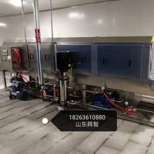 食品周转箱清洗机不锈钢连续式洗箱机新款全自动洗箱机图片