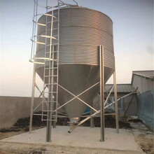养猪设备厂家生产各种规格镀锌料塔存储饲料大容量