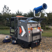 冠儒AJ-2300全封闭式扫地车工业商用大型清扫车高压清洗一体扫地机