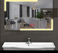 广州美门智能浴室防雾镜，卫浴防雾镜，LED触摸卫生间灯光镜