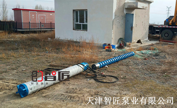多级潜水泵安装示意图--天津智匠泵业