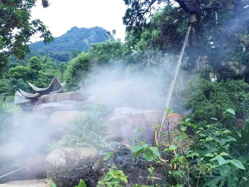 海口休闲区雾景打造-自动喷雾景观雾效-自然雾水雾造-低价销售