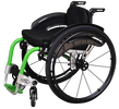 好思達致臻超輕運動輪椅綠色座寬36
