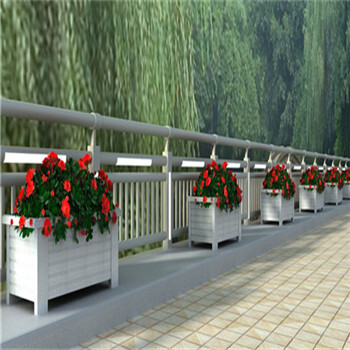 桥梁护栏钢板立柱生产防撞护栏景观护栏厂家供应