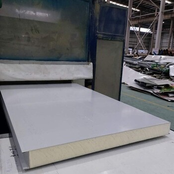 上海B1级聚氨酯保温板彩钢聚氨酯夹芯板聚氨酯冷库板
