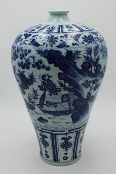 天價(jià)競(jìng)拍的瓷器到底為何-----元青花蕭何月下追韓信梅瓶