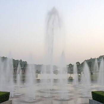 校园喷泉景观