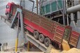 鑫炬岳后翻式卸车机,液压自动卸车机-水泥卸车平台生产厂家