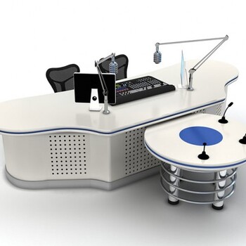 播音台播音桌直播台主播台