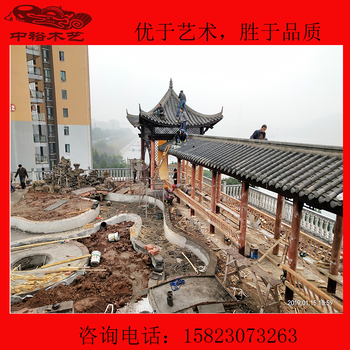 重慶仿古涼亭，景觀長廊，防腐實(shí)木涼亭，現(xiàn)代涼亭設(shè)計(jì)安裝