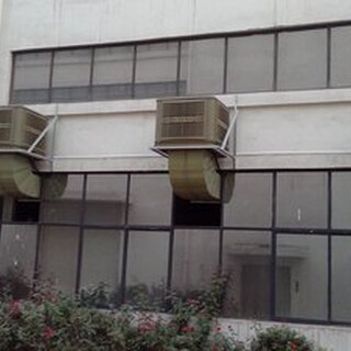 宁波上海水空调冷风机安装负压风机管道水帘墙工业风机安装图片6
