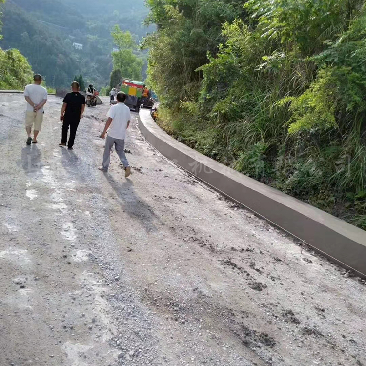 路边石滑模机路肩石滑模成型机全自动水沟成型机液压滑膜机