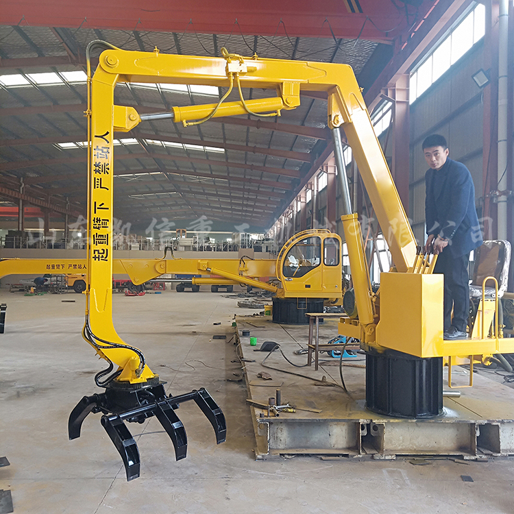 固定抓料機(jī) 固定電動(dòng)小型抓草機(jī) 固定抓木器 小型抓木機(jī)廠家