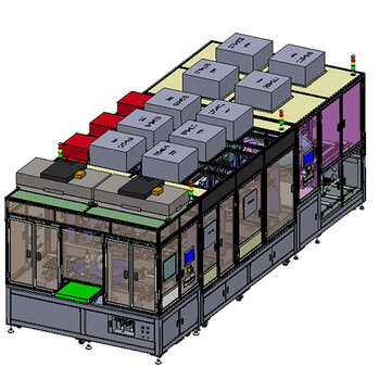 GN201全自动2D、2.5D、3D手机玻璃盖板检测机