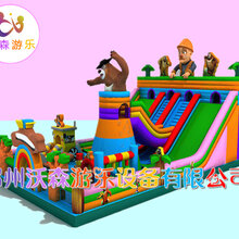 甘肃天水公园孙悟空充气大滑梯真的超有面子图片