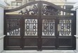 西青区欧式铝合金护栏镂空别墅大门图片