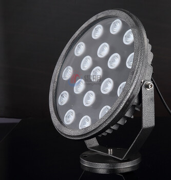 LED方形投光灯圆形聚光灯高亮芯片工程品质泛光灯防水投光灯