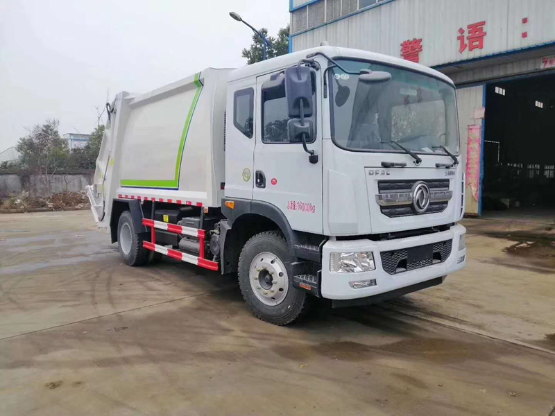 D9东风多利卡12吨垃圾压缩车压缩垃圾车生产厂家