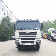 14方搅拌车德龙F3000后双桥水泥搅拌罐车报价图片