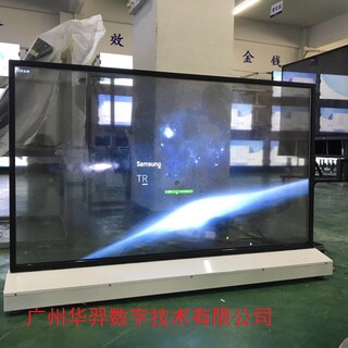 55寸OLED透明屏显示屏触摸一体机/OLED电容触摸屏图片1