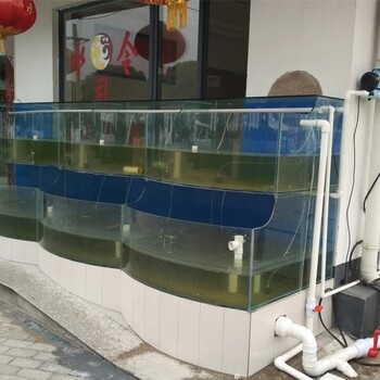 廣州黃沙海鮮價(jià)格行情海鮮池魚缸廠家定做大小超市海鮮池定做