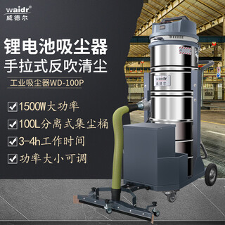 威德尔100工业大容量吸尘器推吸两用两用吸尘器WD-100P图片5