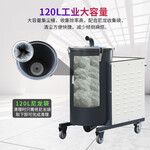4000W纺织厂工业吸尘器FM120/40大容量棉绒收集器