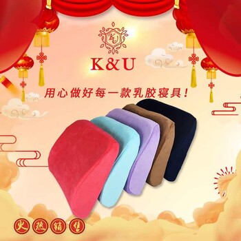 泰國K&U進口乳膠枕汽車靠墊枕