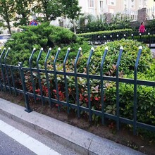 锌钢草坪护栏花坛草坪护栏锌钢护栏绿化栏杆