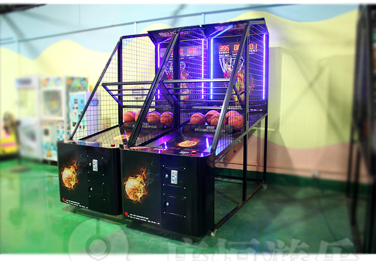 深圳室内投篮机豪华版篮球机自动发球