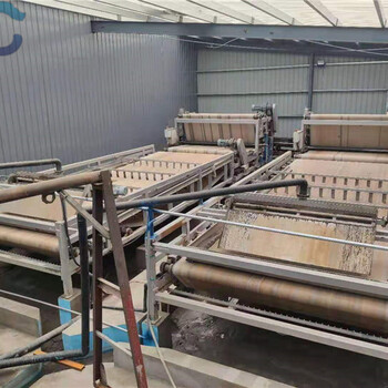 供应威海文登市洗沙淤泥处理设备定制带式泥浆压滤机供应商