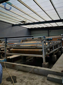 聊城莘县沙场泥浆处理设备全新3.5米带宽泥浆压滤机价格