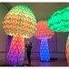 七彩发光蘑菇树感应变形蘑菇树青和文化厂家定制