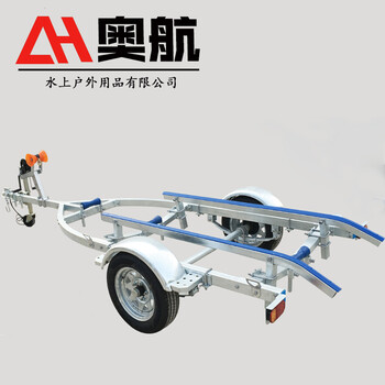游艇拖車架,快艇拖車,沖鋒舟船拖車,摩托艇拖車