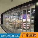 透明水晶折疊門深圳門店鋪商場(chǎng)廠家直銷定制推拉門側(cè)拉弧形折疊門