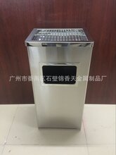 新疆斜角黑条烟灰桶厂家图片