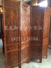 西安古典屏风家居屏风仿古屏风酒店餐厅折叠屏风图片