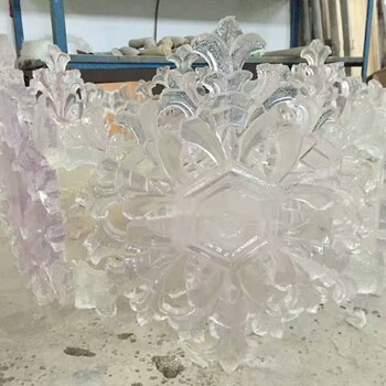 杭州透明树脂仿冰雕生产厂家
