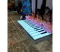 商场活动道具彩色跑地板钢琴钻石隧道烟泡树厂家