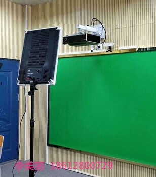 慕课微课录制系统视频教学制作背景抠像灯光装修电子慕课绿板