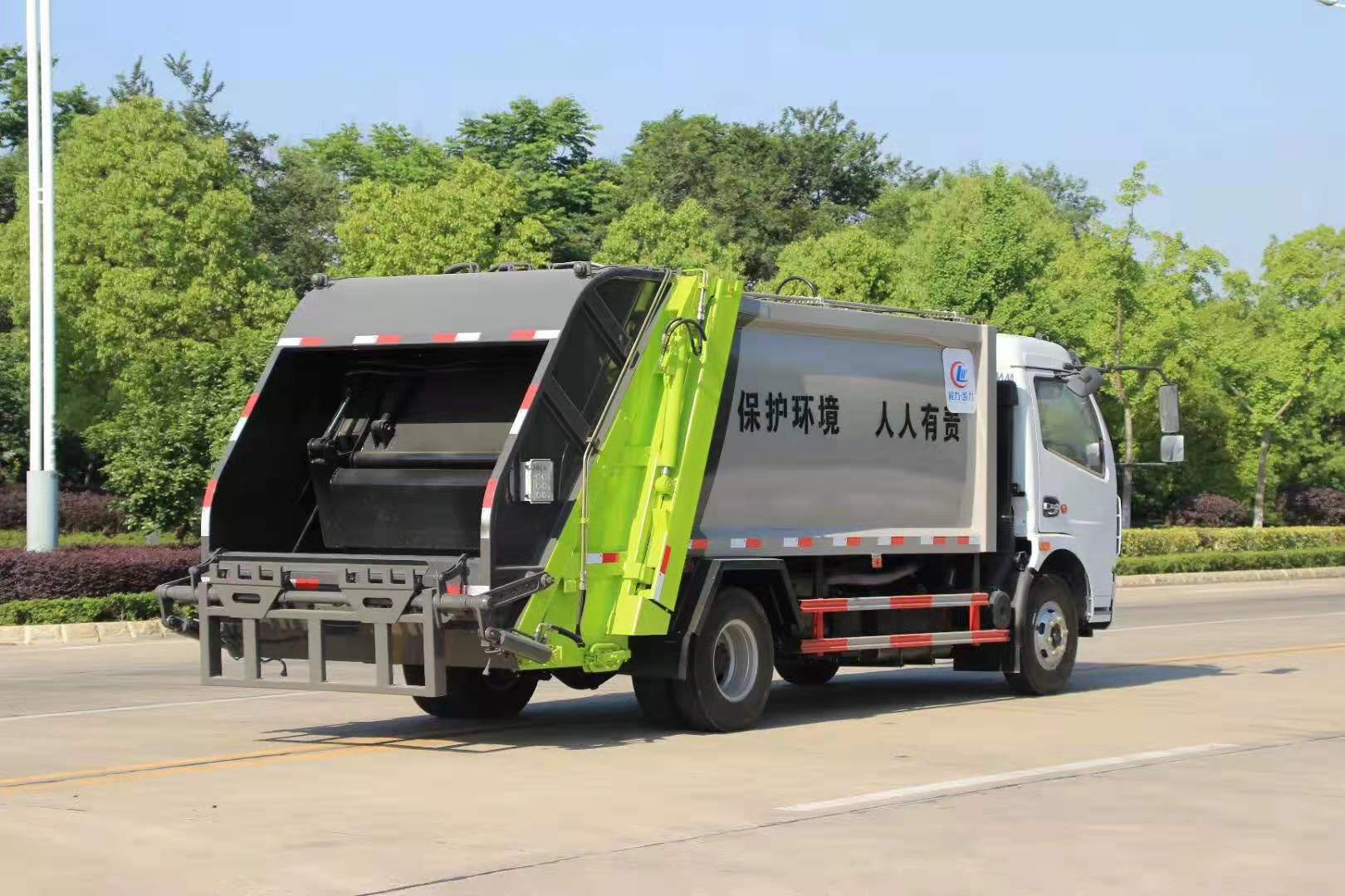 国六压缩式垃圾车配置垃圾转运车