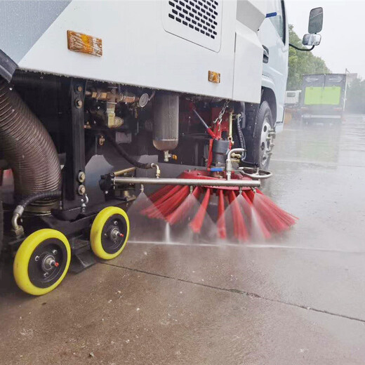 东风福瑞卡干湿分离扫路车8吨扫路车多功能洗扫车