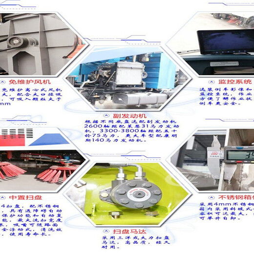 东风国六洗扫吸尘车8吨扫路车冲路洗扫车