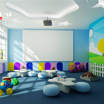 佰色幼儿园设计幼儿园装修儿童主题乐园早教中心设计