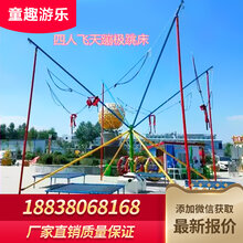2019新型游乐设备-单人蹦极-圆形蹦极价格图片