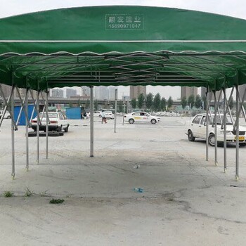 郑州顺发厂家工业大型仓储大棚伸缩篷汽车防雨蓬优惠中
