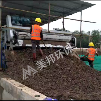 广东惠州-洗砂泥浆脱水机-洗砂污水脱水设备-沙石污水处理设备